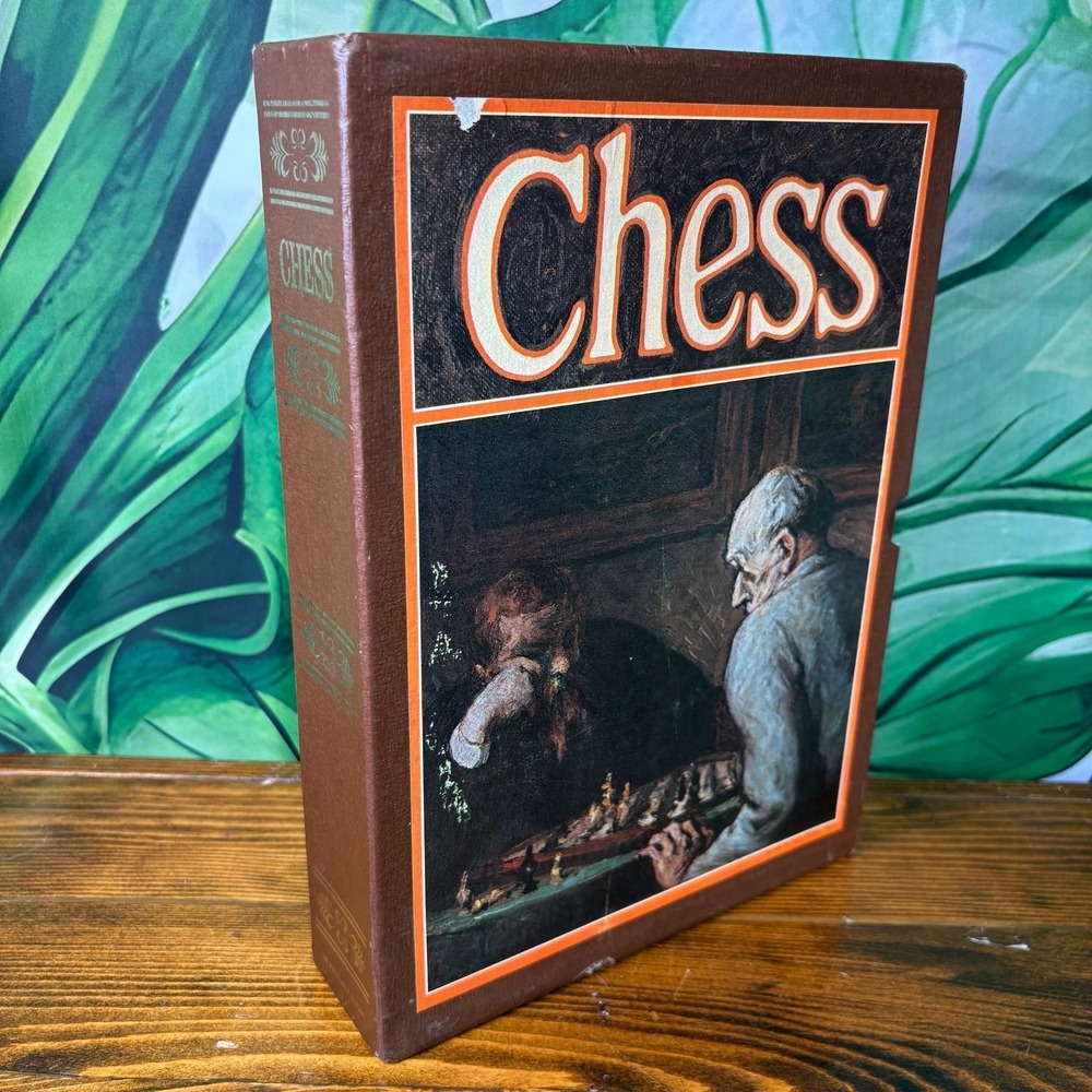 Vintage 3M Bookshelf Game Chess Set Mid Century Modern Complete Game